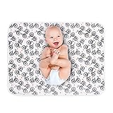 AmazingDeal ベビー用毛布 お昼寝 キッズ用ブランケット ふわふわ 北欧柄 80×60cm (自転車柄)