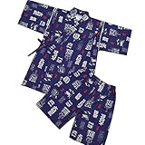 子供 甚平 キッズ ボーイズ 男の子 夏物 夏祭り fo-jink 110cm No.02