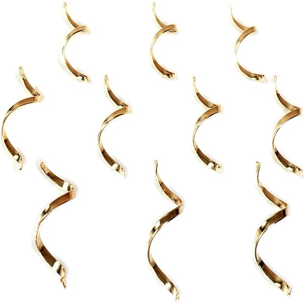 Amazon | [ストアーズクラブ] ツイストパーツ 4個 ゴールドチャーム