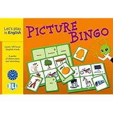 Amazon Eli Game 英語教材 ビンゴゲーム Picture Bingo New Edition ビンゴ くじ おもちゃ
