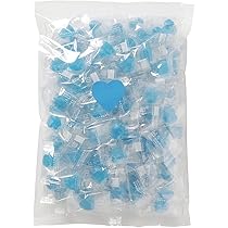 Amazon.co.jp: 金太郎飴本店 カラフルハート飴（青）400g : 食品