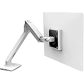 ERGOTRON エルゴトロン MXV モニターアーム ホワイト 白 34インチまで対応 国内正規品 10年保証付 45-486-216 | デスクマウント スリムタイプ 耐荷重3.2-9.1kgまで VESA規格 人間工学的デザイン 省スペース ス