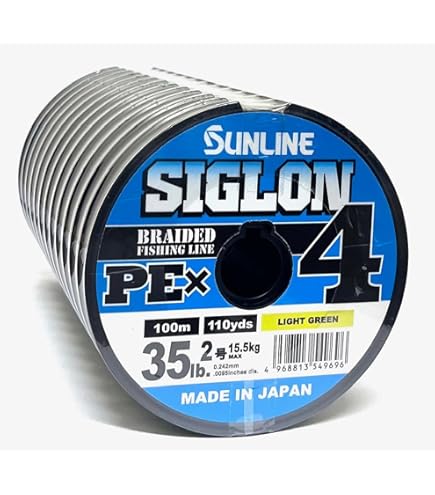 Amazon.co.jp: サンライン シグロン PE×4 300m 1.7号 ライト