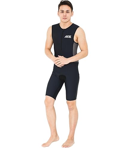 AXXL トライアスロン ショートジョン ウェットスーツ ストレッチ 日本規格 Amazon | AXXL トライアスロン ショートジョン ウェットスーツ