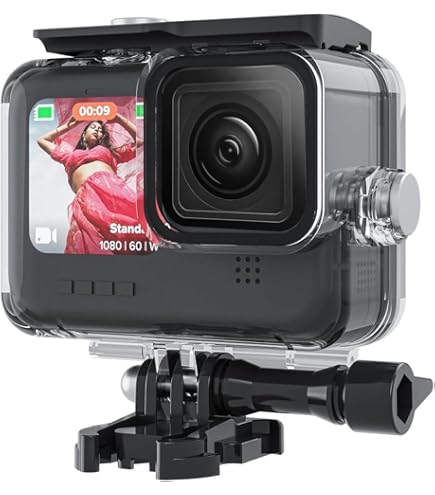Amazon | Husiway GoPro Hero 12 11 10 9用防水ケースハウジング