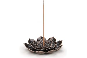 SLKIJDHFB Incense Burner - Incense Stick Holder 6 Incense Holes with Detachable Ash Catcher