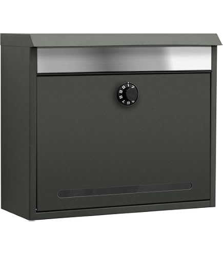 Amazon.co.jp: 郵便ポスト ヴィコWH マットベージュ ダイヤル錠 左開き