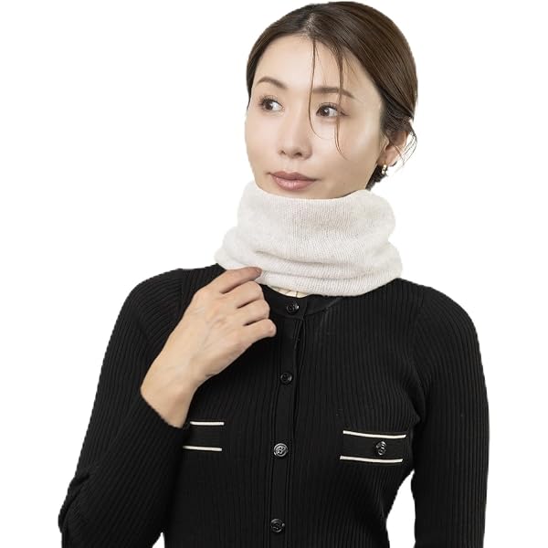 Amazon | メンズ /レディース カシミヤ100% ニットマフラー 防寒 冬