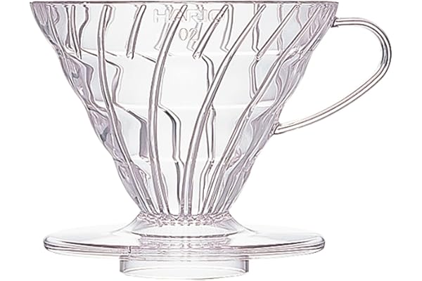 HARIO(ハリオ) V60 透過ドリッパー 02 クリア 1-4杯用 コーヒー ハンドドリップ 日本製 VDR-02-T