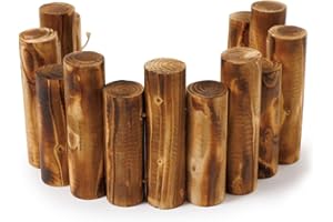 Preime クリスマスツリー 丸太 脚隠し 目隠し 装飾 15本セット 【本物の丸太を使用！】 抗菌済み ツリー 飾り インテリア ブラウン ウッドフェンス (丸太15本セット)