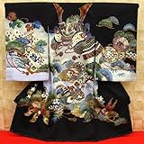 【兜・松・小槌・金囊・鼓・黒】 男児　初着　祝着 のしめ 産着 男の子のお宮参り着物