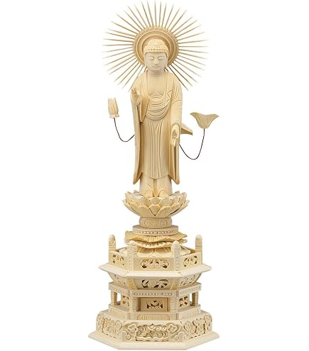 Amazon｜仏壇屋 滝田商店 西阿弥陀如来(浄土真宗本願寺派) 合金製 中
