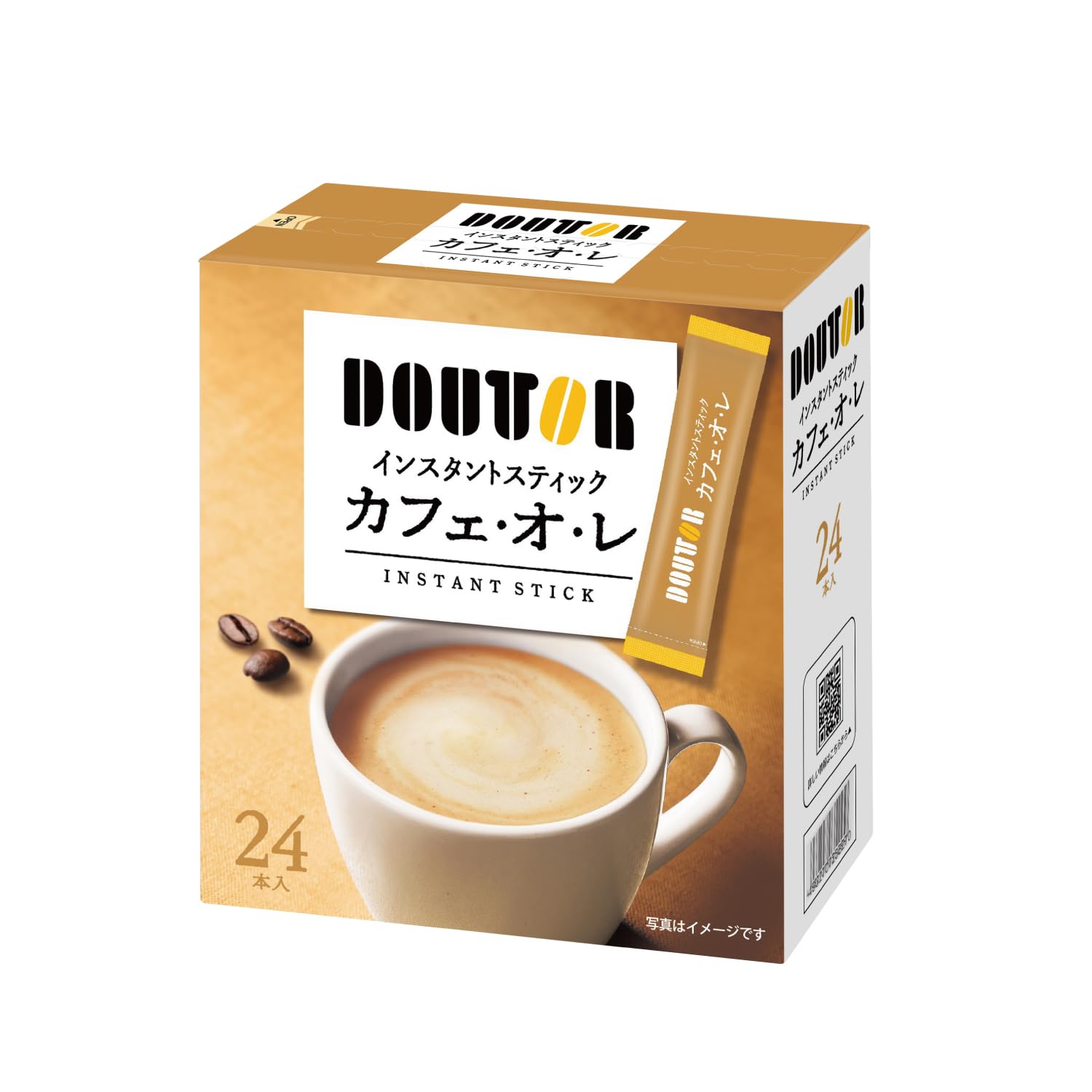 【プライムデー】【42%OFF】【470円（定期便423円）】 ドトールコーヒー インスタントスティック カフェ・オ・レ 24P