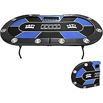 Amazon.co.jp: TiltPlay ポーカーテーブル 折りたたみ 10人対応
