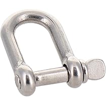 Amazon.co.jp: DBLTACT 安全コード用ステンレスU字環 2PC DT-SU