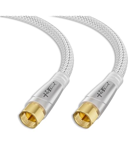 Maplin Cavo di prolunga antenna TV, 1 m, cavo coassiale RF maschio a RF femmina Maplin Cavo di prolunga antenna TV, 1 m, cavo coassiale RF maschio a RF femmina
