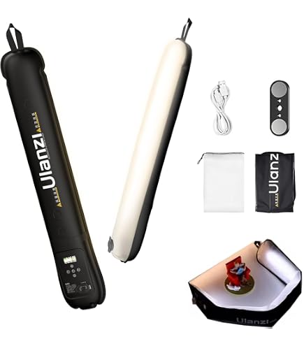 Amazon | Ulanzi AL120 120W バイカラー インフレータブルチューブ LED