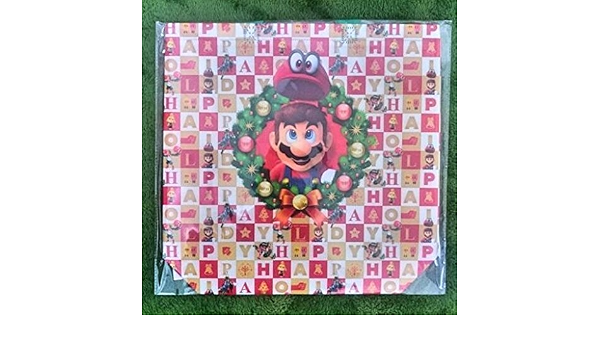Amazon マリオ Happy Holiday バッグ ギフトラッピング用 約36 35cm エディオン 不織布 クリスマス仕様 クリスマス雑貨 ホビー