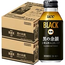 Amazon.co.jp: UCC 上島珈琲 BLACK 無糖 ブラック 黒の余韻 375g×2