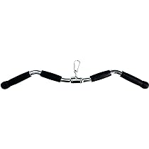 FITNESS MANIAC V-Bar Tricep Push Down Attachment - Chrome Cable Handle For Home Gym - View #9