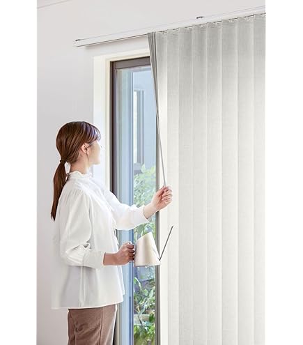 Amazon｜イージーブラインド バーチカルブラインド 縦型ブラインド【幅