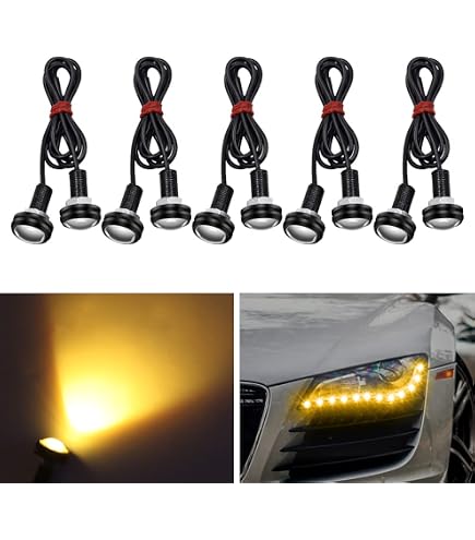 Amazon.co.jp: イーグルアイ LED スポットライト デイライト 18mm 10個