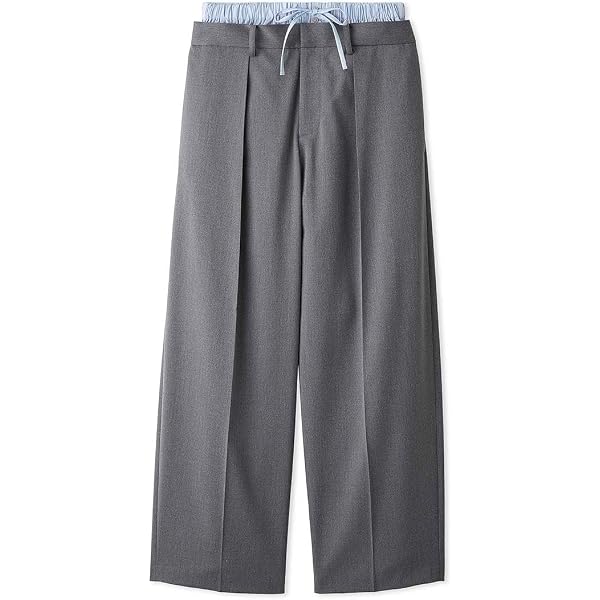 Amazon | [フレイ アイディー] センタースリットフレアパンツ