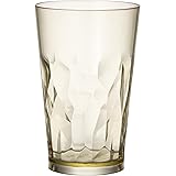 割れない 気軽に 使える クラッシュ タンブラー グラス おしゃれ な コップ アイス コーヒー、ハイボール、ジュース、ビール などに 結婚祝い ペアグラス としても 割れないグラス 食洗機 電子レンジ対応 PG104_400 イエロー 黄 クラッシ