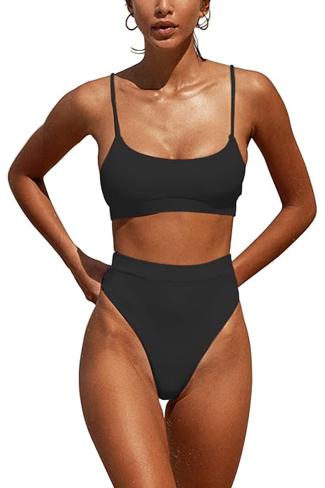Womens High Waisted Swimsuits Bottom 
