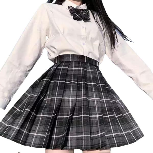 Amazon.co.jp: [ZOMOZO] 制服 女子高生 コスプレ 3点セット JKスカート