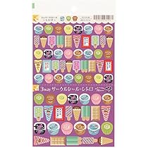 Amazon | 夏限定 3Way サークルシール【朝顔】 SCSN-12 | シール