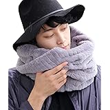 Amazon Ludus Felix スヌード ネックウォーマー メンズ マフラー ストール おしゃれ 防寒 ボリューム 男性用 大判 グレー杢 ネックウォーマー 通販