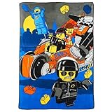 LEGO Movie Micro Raschel Throw Blanket - Race Car by Franco Mfg [並行輸入品]