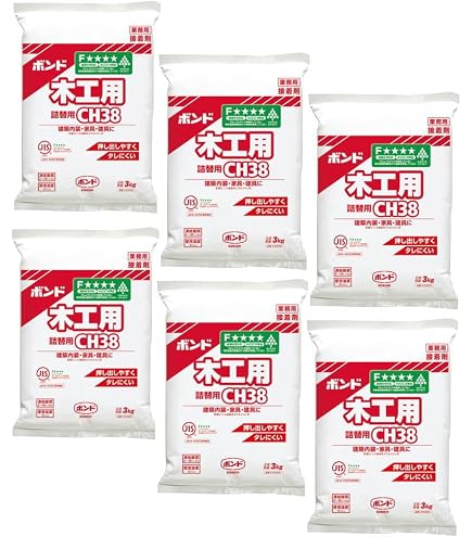 Amazon.co.jp: コニシ ボンド 木工用(ポリ袋) CH38 3kg 4袋入り #40250