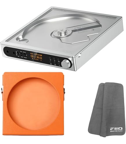 Amazon.co.jp: FIIO CDプレーヤー DM15 R2R シルバー + 専用PUレザー