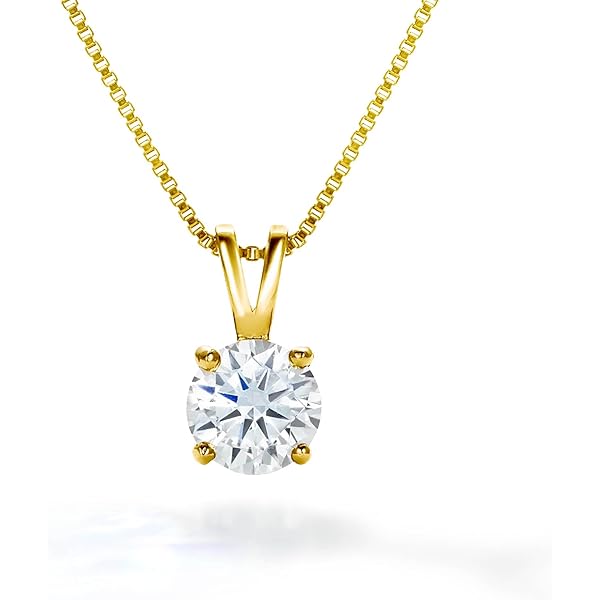 Amazon | K18 ＜18金＞ オープンハート ダイヤモンドネックレス 0.5