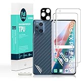 IBYWIND OPPO Find X3 Pro 5G（6.7インチ）用スクリーンプロテクター フレキシブルTPUフィルム2枚 カメラレンズプロテクター1枚 裏当てカーボンファイバーフィルム1枚 [指紋読み取り 取り付け簡単]