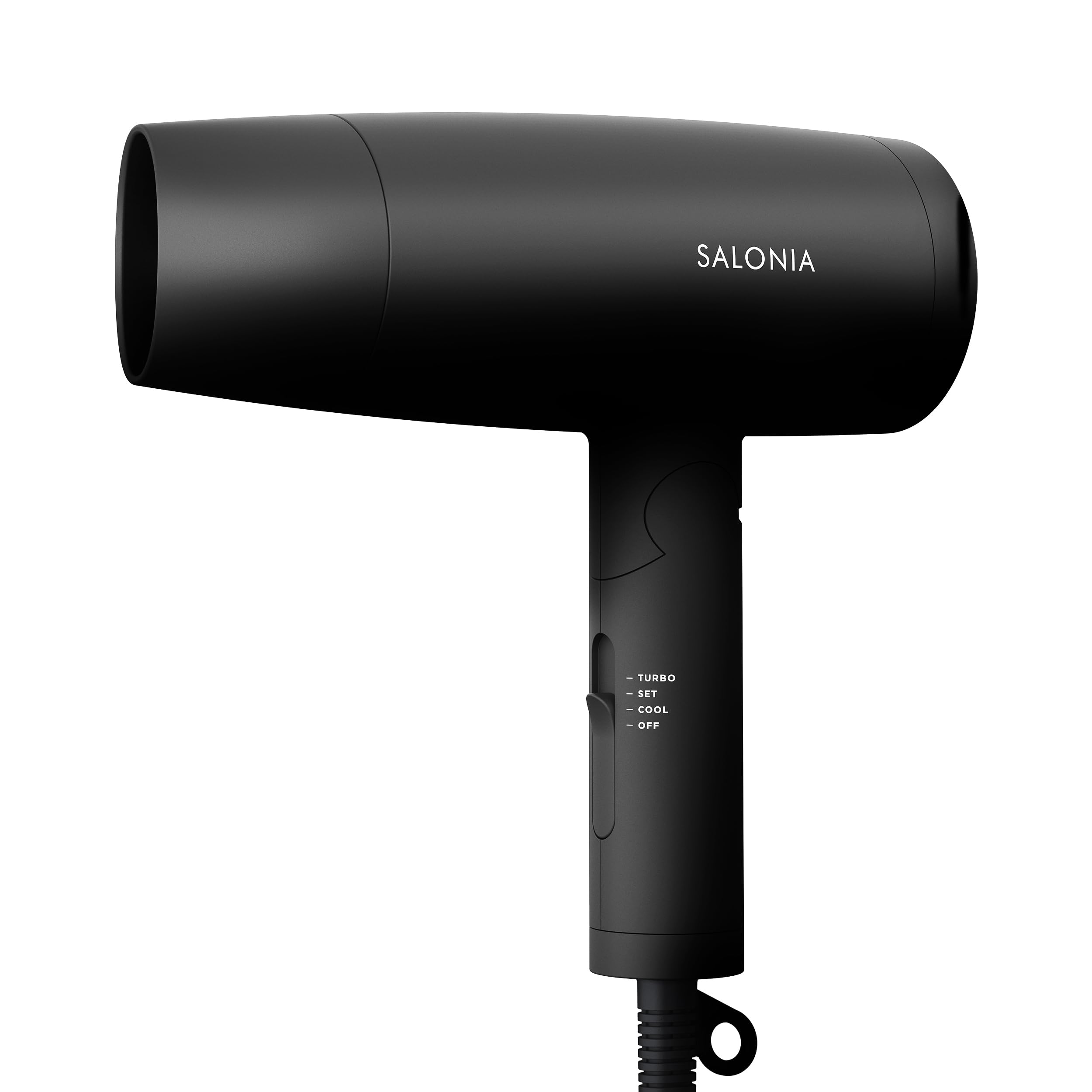 SALONIA サロニア スピーディーイオン ドライヤー 大風量 速乾 軽量 マイナスイオン ヘアドライヤー SL-013AB ブラック【Amazon.co.jp限定】 - 1