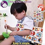 GOMAMA ベビーチェアベルト 椅子用　固定帯 椅子ベルト　ベビー用品 持ち運び便利　お子さまの安全を守る しっかりサポートで安心ベビーチェアベルト 6ヶ月から３歳まで　 (Style B, OWL