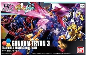 HGBF 1/144 ガンダムトライオン3 (ガンダムビルドファイターズトライ)