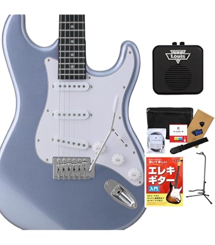 Amazon | BUSKERS BST-Standard エレキギター初心者12点セット
