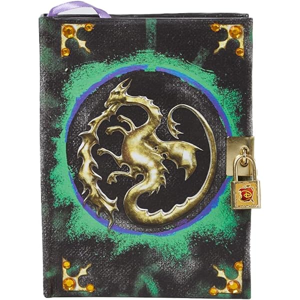 Disney Mal's Diary Descendants 3 Journal Notebook with Secret Lock and Key  : Amazon.sg: Books