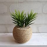 多肉植物＊ジュートポット　ニードルセダム 4285　造花 フェイクグリーン 消臭◎CT触媒
