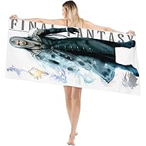Amazon｜ファイナル.ファンタジーシ F.F ビーチタオル バス