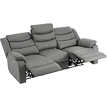 新品　リクライニングチェア　リクライニングソファ　電動　ダークグレー Amazon｜リクライニングチェア リクライニングソファ 1人掛け