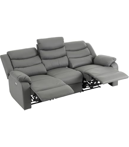 Amazon｜電動リクライニングソファ リクライニングチェア 3人掛け 左右