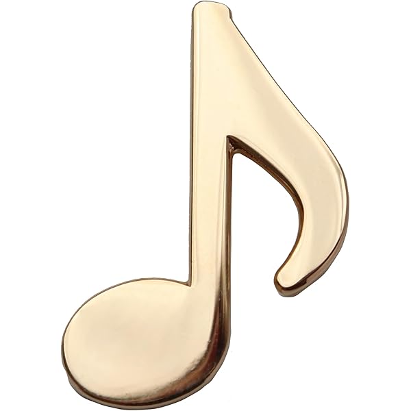 音符デザイン ピンバッジ 、16個