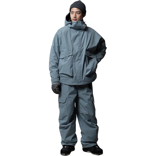 Amazon.co.jp: [43DEGREES] スノーボードウェア 上下セット