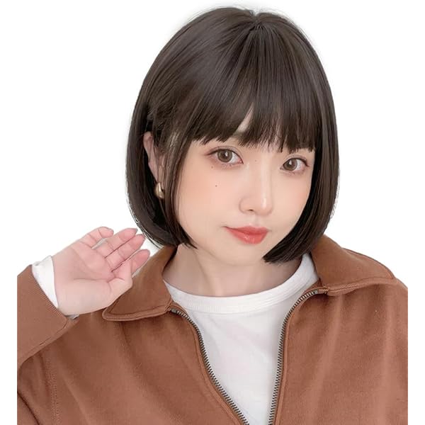 Amazon.co.jp: [ブライトララ] 素肌ウィッグ 接触冷感 ウィッグ