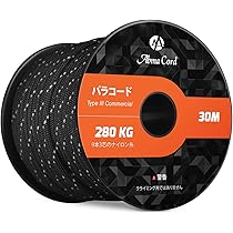Amazon | Abma Cord パラコード 4mm 7芯 30m 耐荷重250kg（550lbs